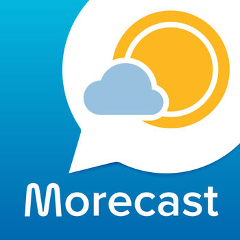 Weather & Radar - Morecast App - MORECAST is Your FREE Premium Weather App!The MORECAST weather app provides you and millions of other users the most precise, hyper-local weather forecast data for your current location. This FREE iPhone app features hourly weather forecasts, detailed wind speed and wind gust info, a snow storm tracker, rain radar, navigation weather and webcams. MORECAST is your weather companion for Melbourne, Sydney, NYC, Los Angeles and all other worldwide locations.Download the MORECAST app now for FREE!? Pinpoint WeatherPrecise weather is available at a street-level accuracy for your current location or favourite locations, including Sydney, Melbourne, Brisbane, NYC and all other worldwide locations.MORECAST is backed by global weather forecast data from more than 28,000 weather stations. ? Rain RadarVisualize by the minute precipitation on our rain radar map. ? Navigation Weather Track the weather and extreme situations along your route in our Navigation Weather feature, to make every vacation a safe journey.? CompareCompare the weather for two locations side-by-side, so you can always make the best decision. ? WebcamsLive webcams with the local temperature are available for Sydney, Melbourne, Brisbane, Perth and more than 100,000 other locations worldwide.? ShareShare your best weather moments with your friends and family. Engage with our community and contribute local weather alerts and warnings to notify others of extreme weather situations.? Weather GraphsVisualize any weather situation in our easy to use interface with detailed hyper-local forecasts in 24 hour, 3 day and 7 day graphs.WEATHER FORECAST DATA FOR STREET LEVEL, BY THE MINUTE FORECASTS1. Temperature: in °F or °C, hyper-local forecasts for 24/7 remote temps, for the current temperature, daily maximum and minimum and hourly forecasts2. Wind: Wind direction and wind speed in mph, km/h or knots3. Precipitation: By the minute precipitation, storm tracker with rain and snow probability and amount in inches, mm or l/m²4. Humidity: By the hour in %5. Cloud coverage: Actual and forecasted cloud coverage in % on graphs6. Sunshine Duration: The amount of sunshine for today and the next 7 days7. UV index: Hourly UV index info8. Sunrise and sunset: Times for the next 3 days9. Air pressure: In hPa by the hour and for the next 7 daysWHY MORECAST?MORECAST is an advanced iOS weather app providing comprehensive weather forecast data and rain radar for San Francisco, Chicago, NYC, Los Angeles and all other worldwide locations.MORECAST uses weather forecast data and rain radar from the local national weather services as BOM and from the MORECAST Data Centres. We ensure you have the highest quality of meteorological data available, in order to alert you of upcoming storms, thunderstorms, rain and snow.FEEDBACKAfter you install the iOS MORECAST Weather Application, you can send us feedback via a short in-app form.PRIVACYPlease find important links below:- Privacy Policy & terms of Use: http://morecast.com/content/uploads/2015/07/EN.pdfSUPPORTFor any questions or issues, please visit in-app the MORECAST Help Centre page or contact our support team at support@morecast.com.FOLLOW US? Facebook https://www.facebook.com/morecast? Twitter https://twitter.com/morecast? Instagram https://instagram.com/morecast/INFOFor more information about MORECAST - The Free Premium Weather App visit: www.morecast.comUSER REVIEWS“I love it… Mr MORECAST has it all.” – Matt N., Aug. 2015“Superb! Fantastically clear, useful app—and for free! Excellent!” – Daniel R., Aug. 2015“Best weather app I\'ve ever used. Very easy to use and looks lovely.” – Kelvin B., Aug. 2015